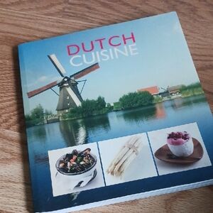 Red and Blue Dutch Cookbook for Traditional Recipes